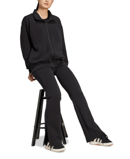 adidas Women's Mid-Rise Soft Lux Flare-Leg Pants - Black