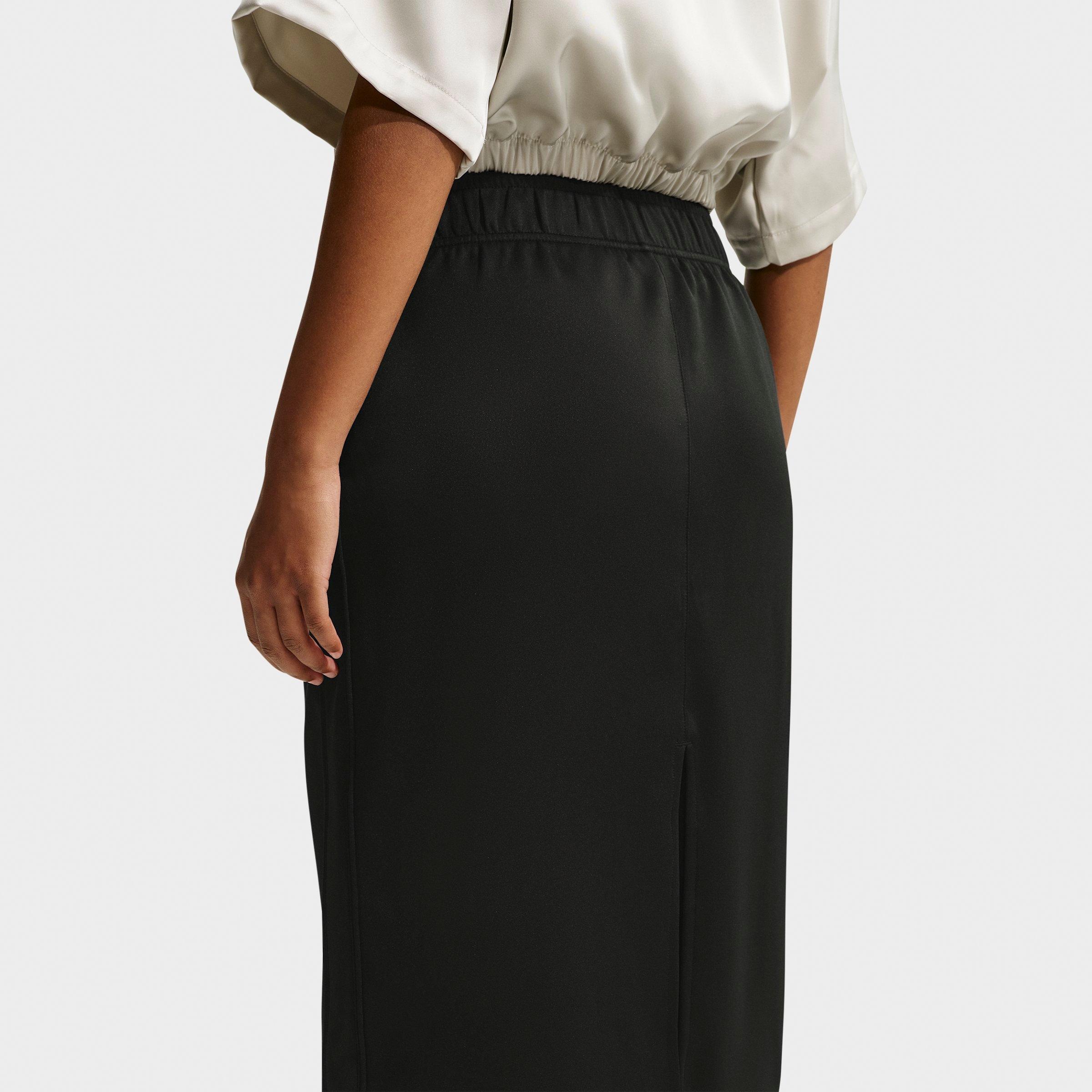 Women's Nithtke Sportswear Loose Midi Track Skirt - Black/Black/Sail