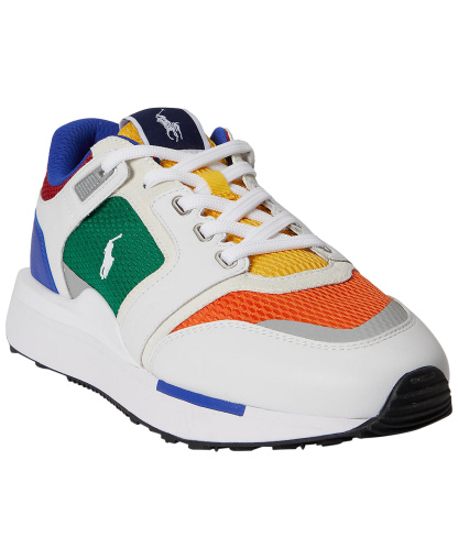Polo Ralph Lauren Men's Train 89 V2 Running Sneakers - Erin Green Multi