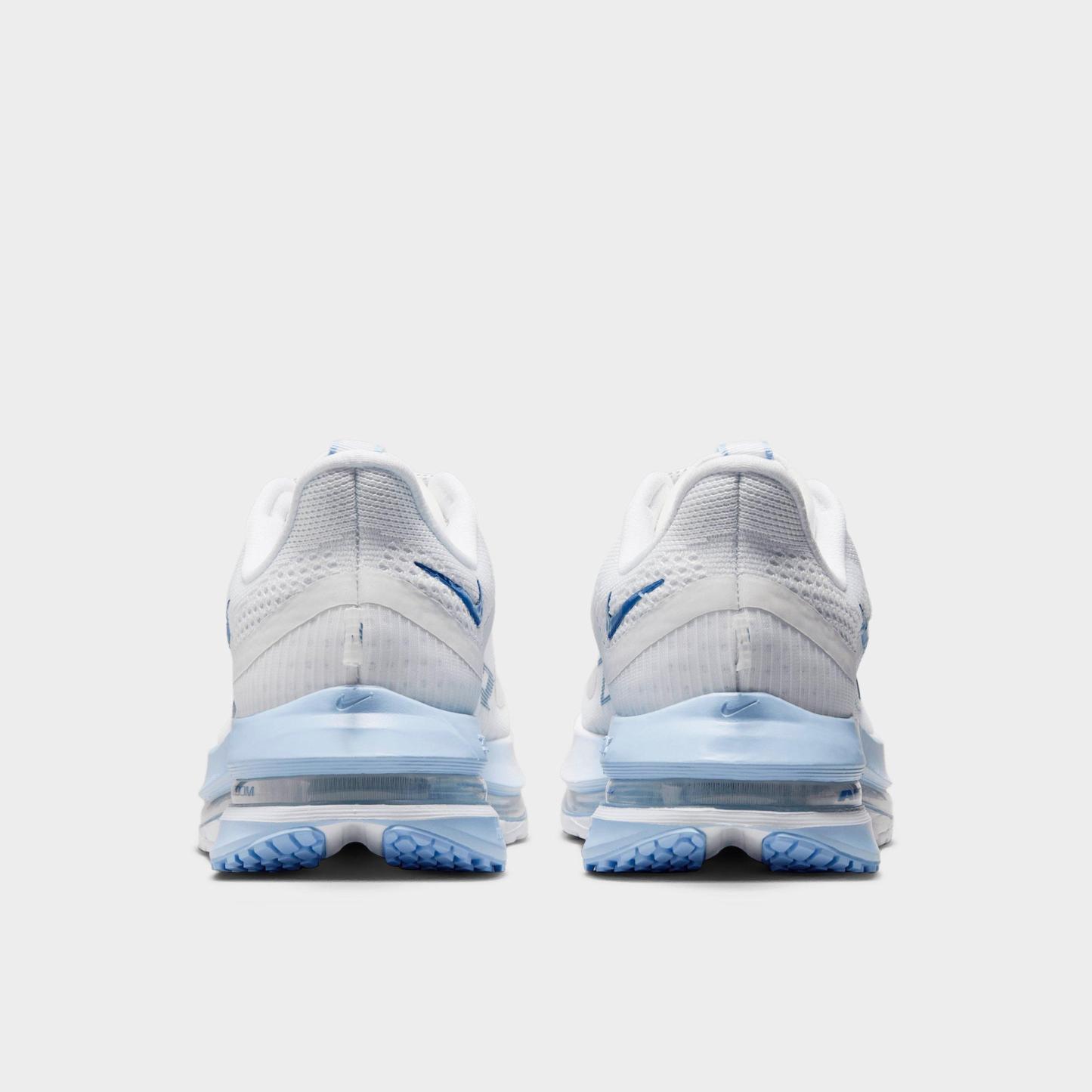 Women's Nithtke Pegasus Premium Running Shoes - Part 1 - White/Aluminum/Sundial/Mystic Navy - Back view