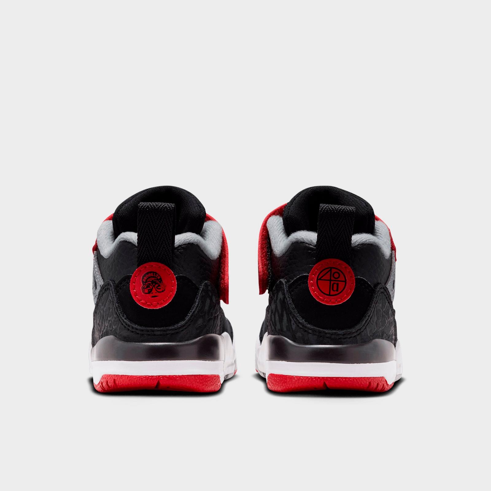 Kids' Toddler Jordan Spizike Low Casual Shoes - Black/Wolf Grey/White/Gym Red - view 4