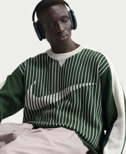 Nike Men's Sportswear Club Jersey Sweater - Fir/sail