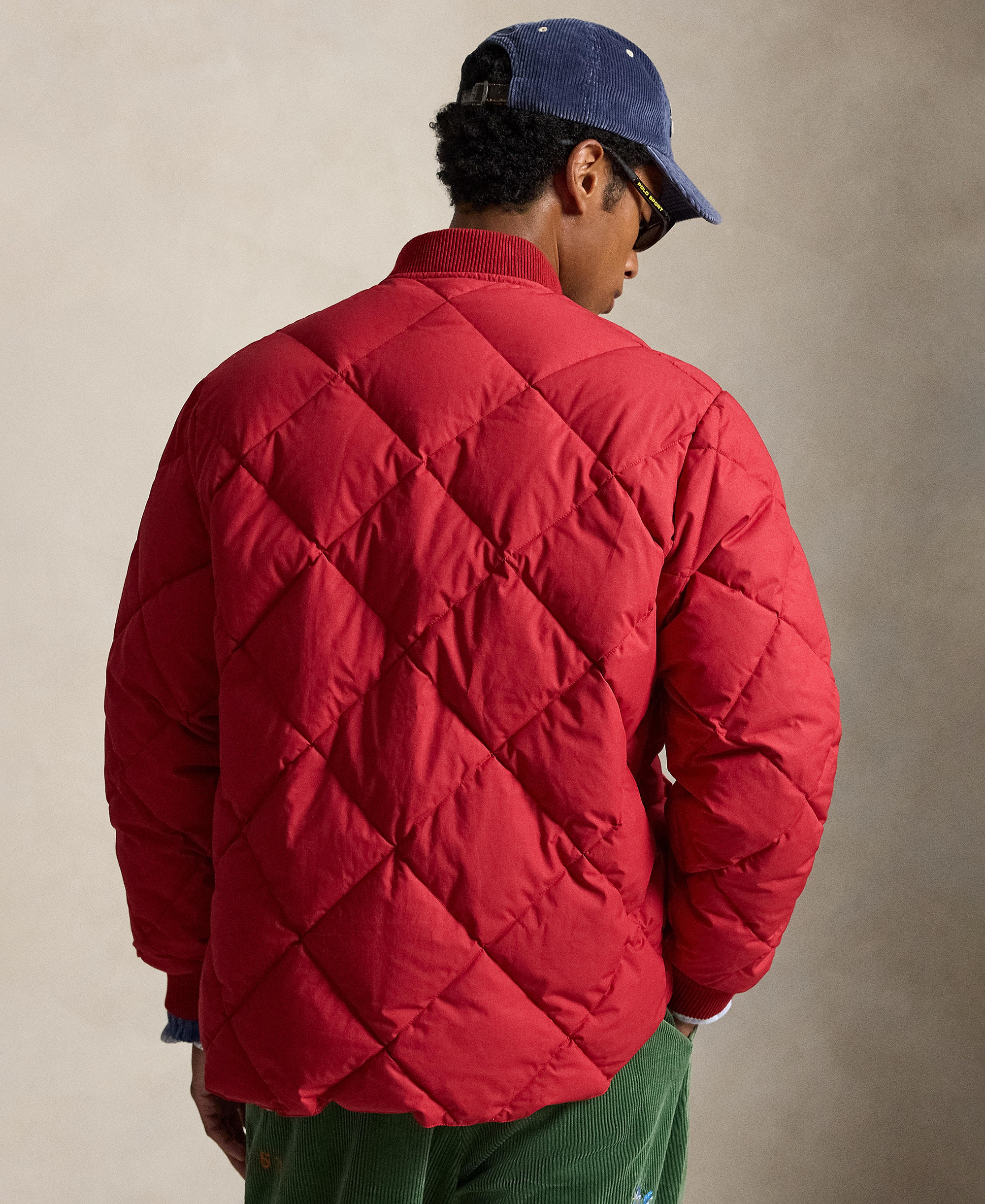 Polo Ralph Lauren Men's Quilted Polo Sportsman Jacket - Sweet Tomato