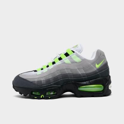 Women's Nike Air Max 95 Big Bubble Casual Shoes - Black/Neon Yellow/Anthracite/Light Graphite