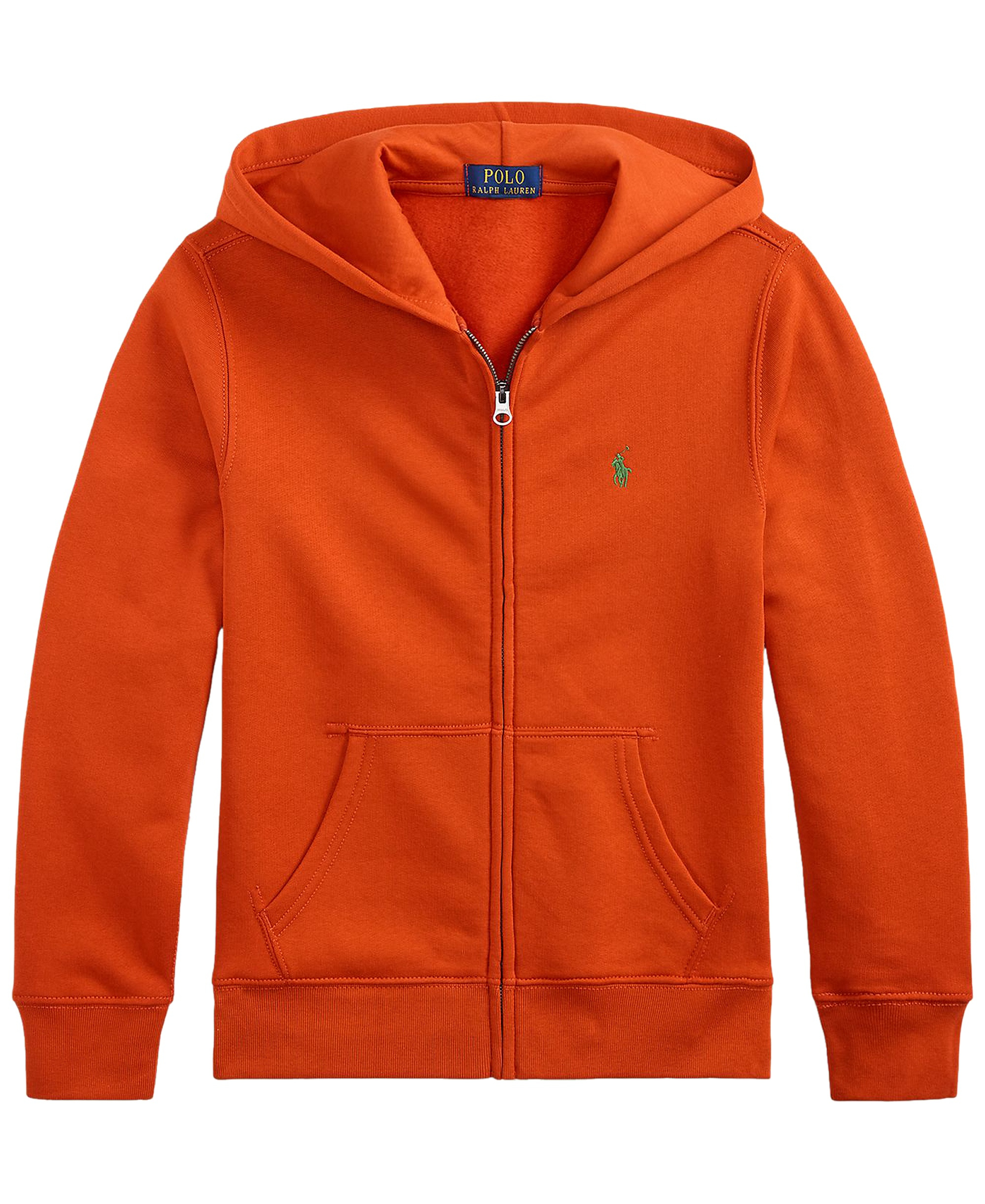 Polo Ralph Lauren Boys' 8-20 Fleece Full-Zip Hoodie - Varsity Orange