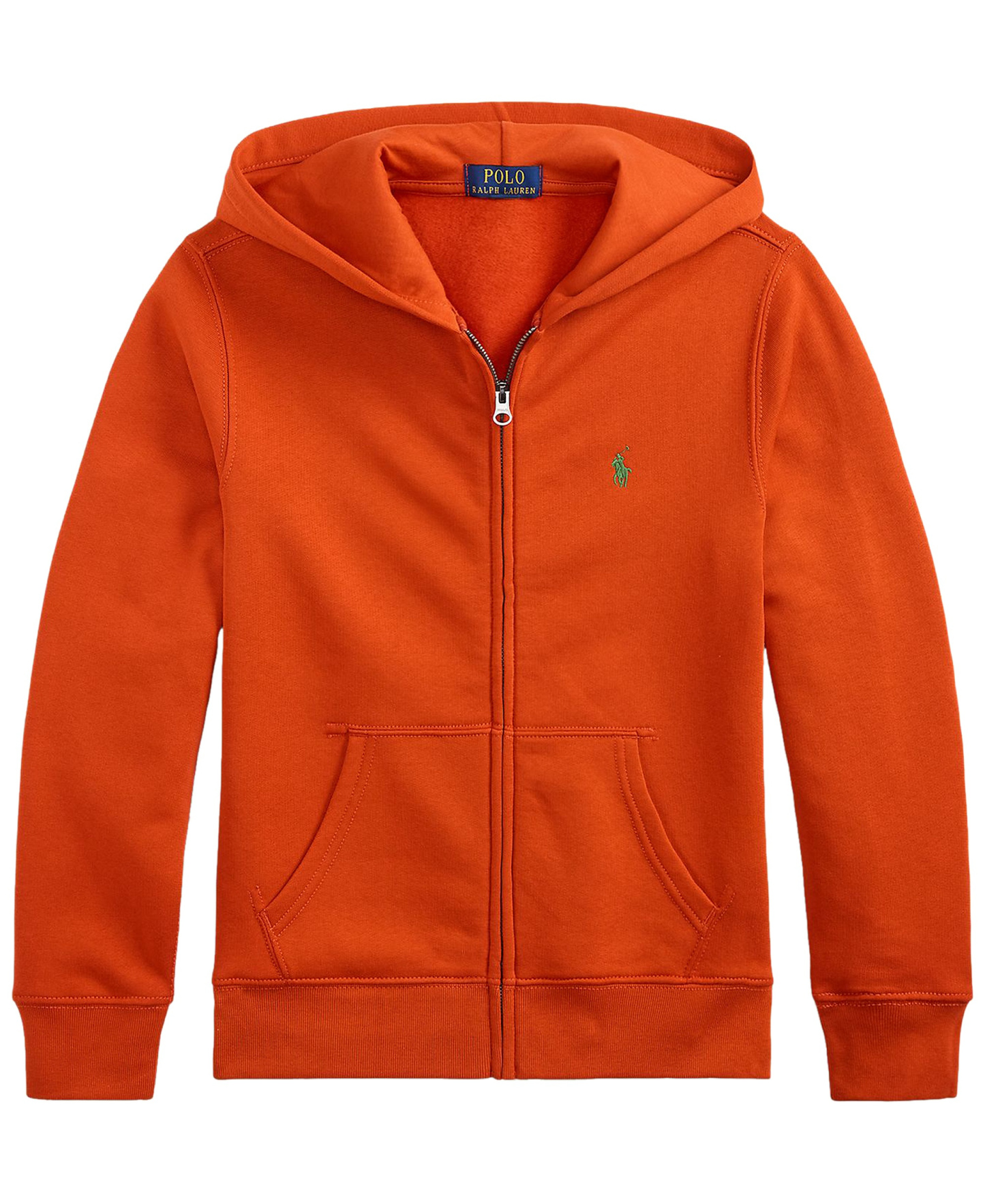 Polo Ralph Lauren Boys' 8-20 Fleece Full-Zip Hoodie - Varsity Orange