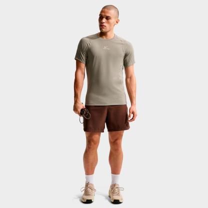 Men's Nithtke Pro Dri-FIT Training Top - Light Army/Light Liquid Lime