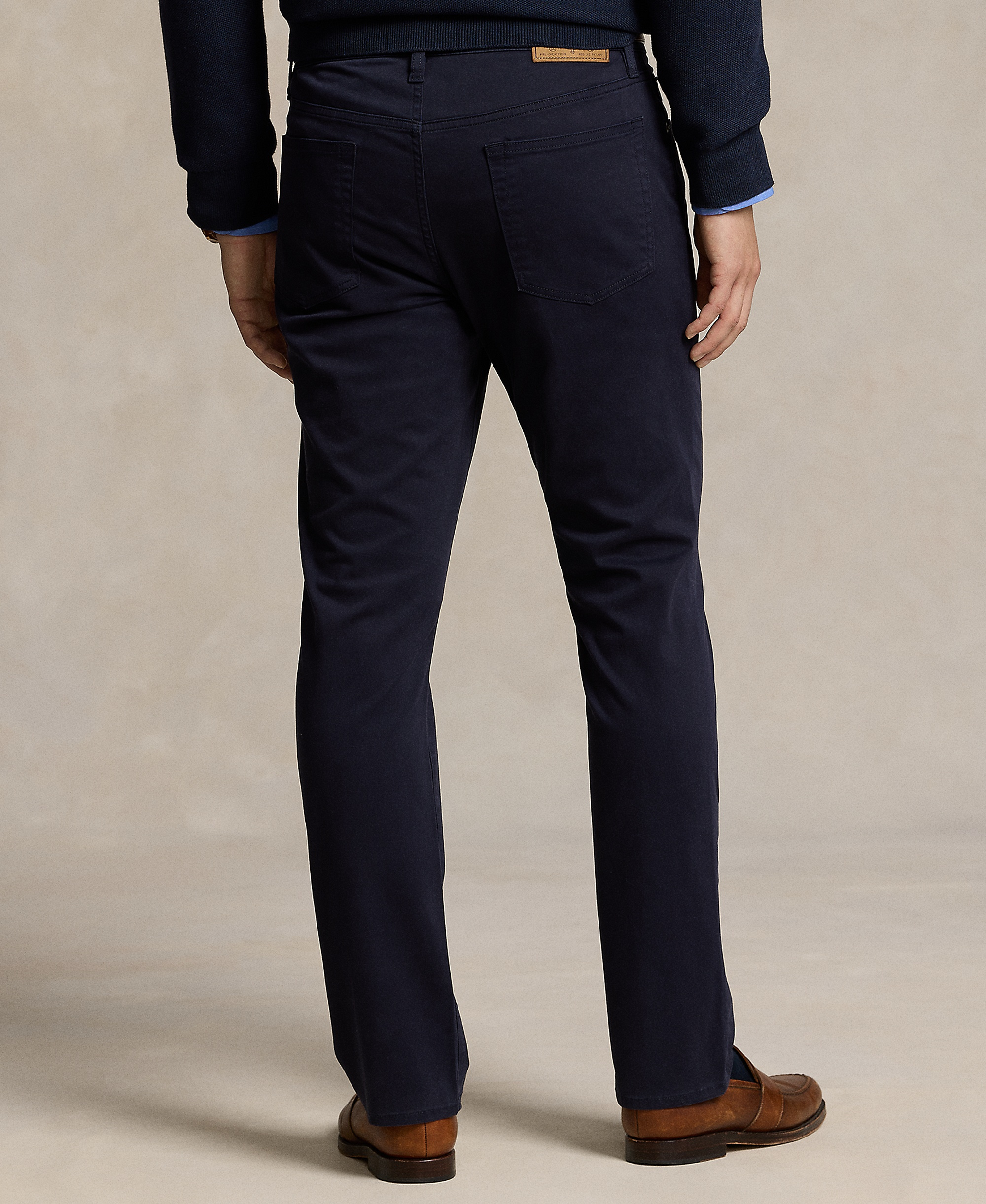 Polo Ralph Lauren Men's Varick Slim Straight Stretch Sateen Pants - Navy