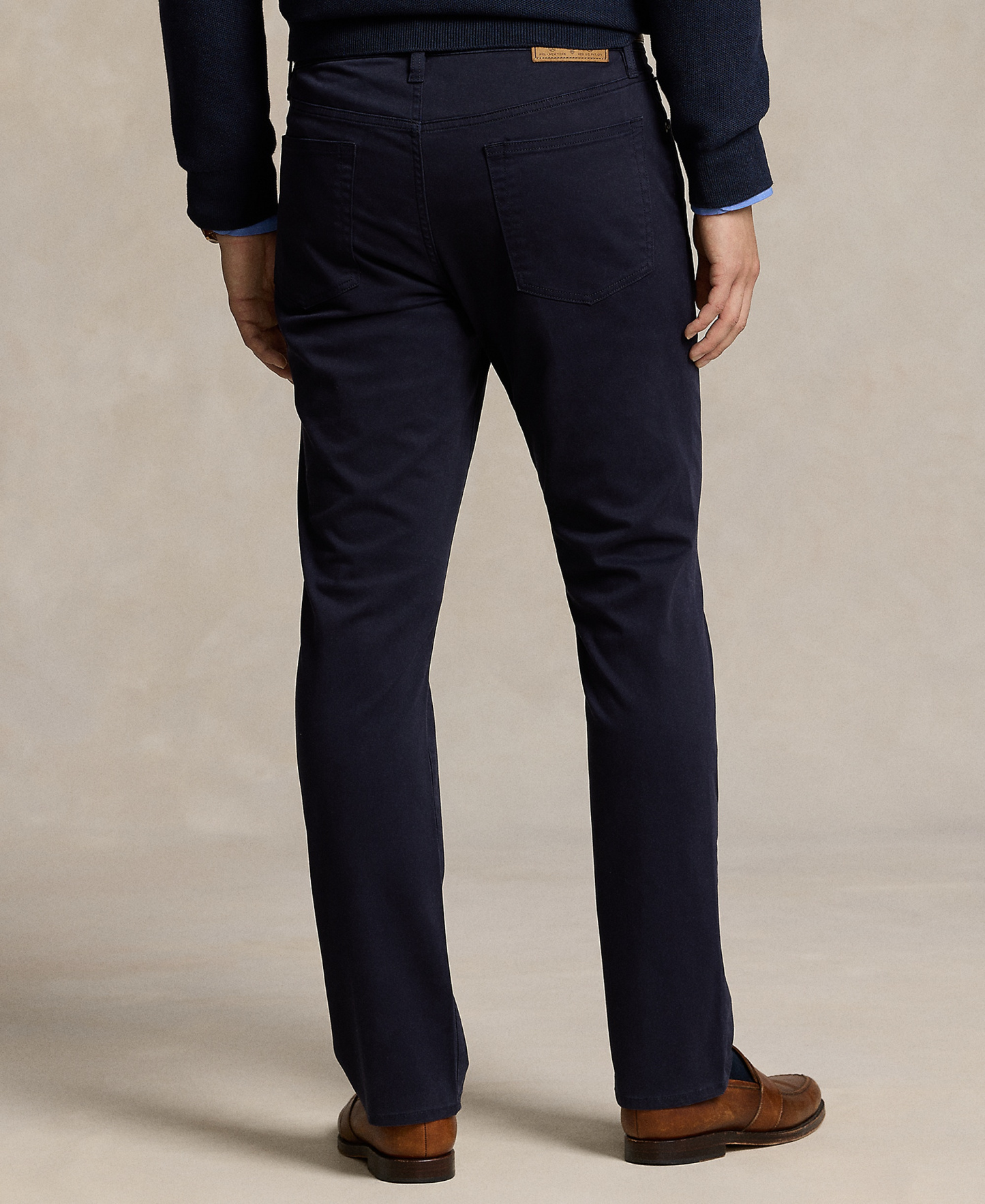 Polo Ralph Lauren Men's Varick Slim Straight Stretch Sateen Pants - Navy