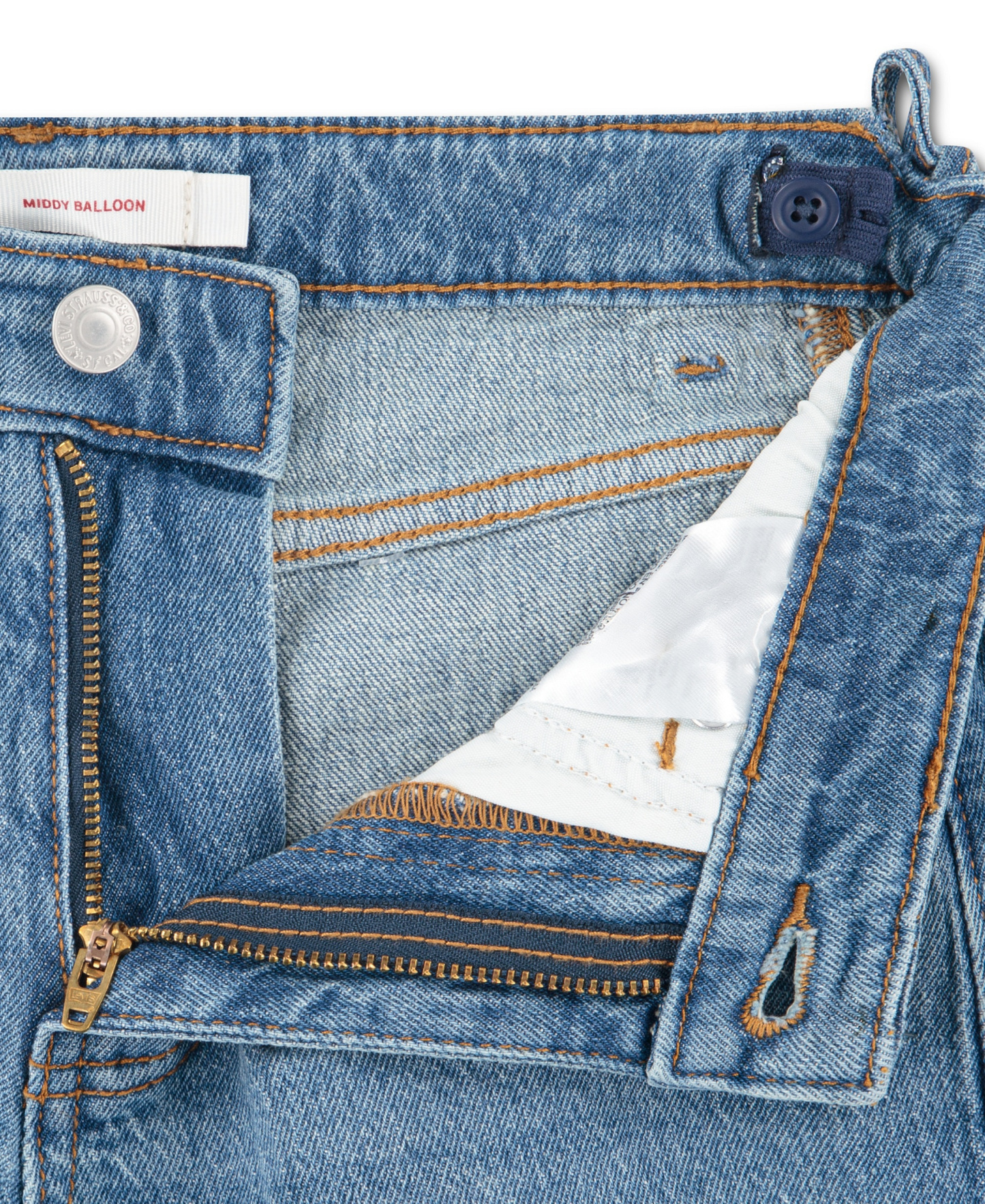 Levi's Girls' 7-16 Middy Balloon Leg Jeans - Polaroid