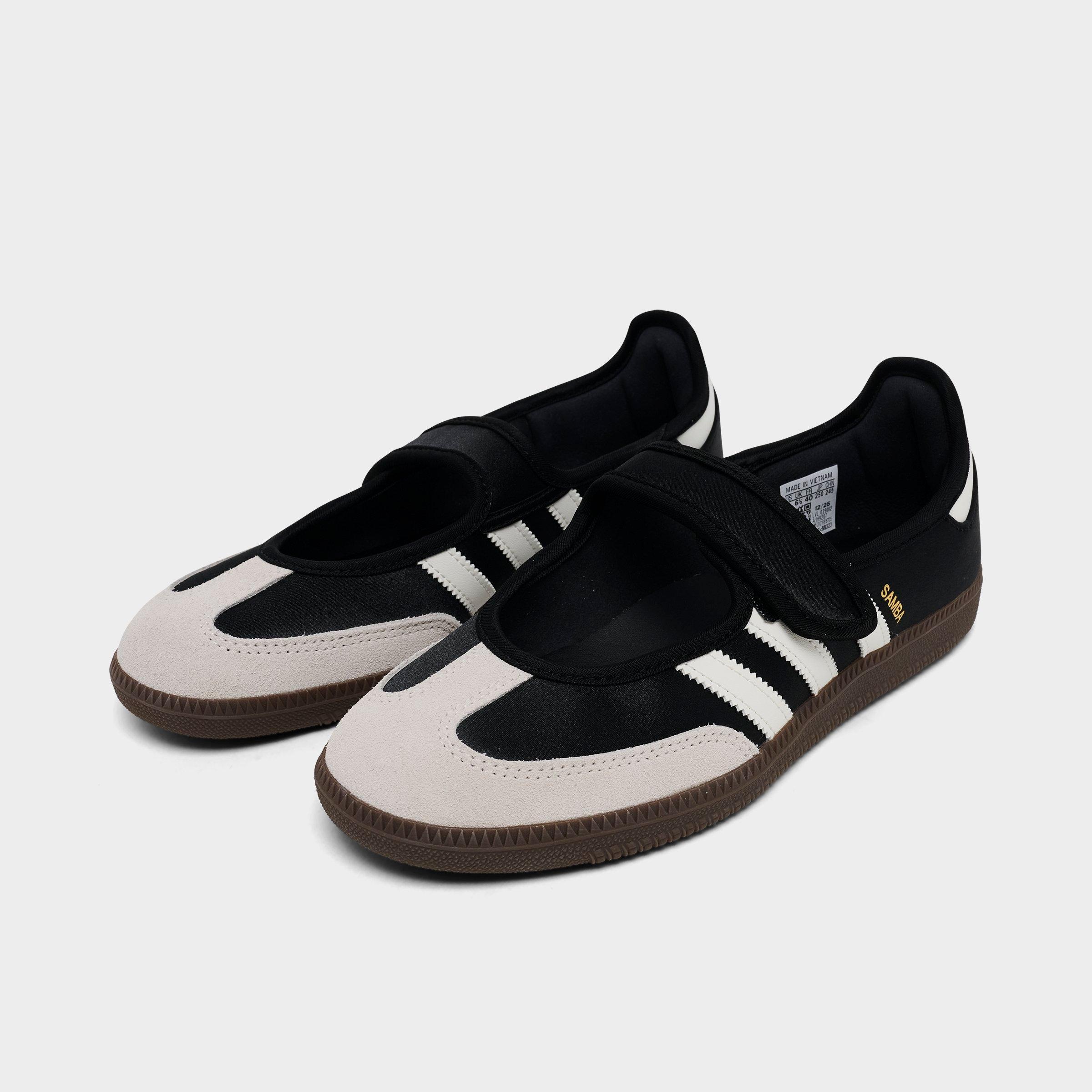 Women's adidas Originals Samba Jane Casual Shoes - Part 2 - Core Black/Off White - Both shoes facing left