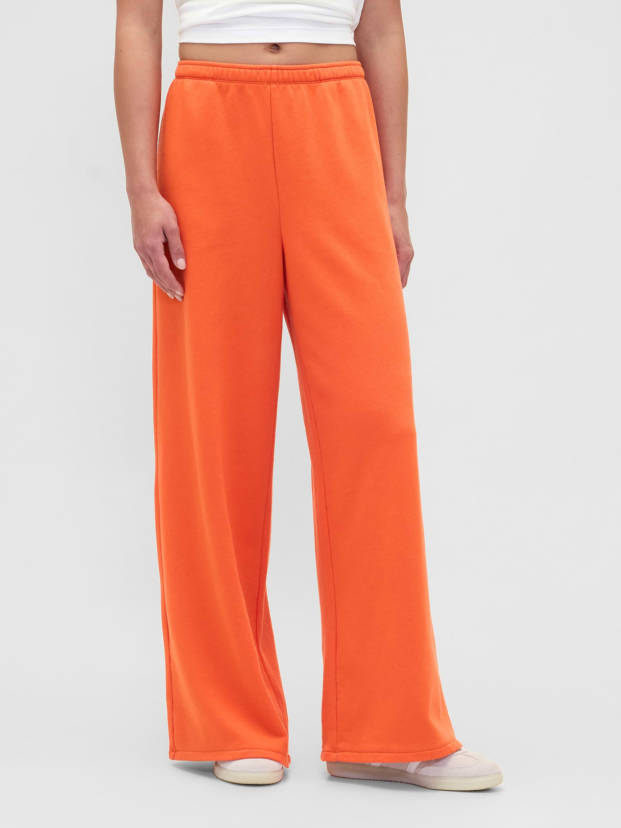 VintageSoft Baggy Sweatpants - Orange blaze