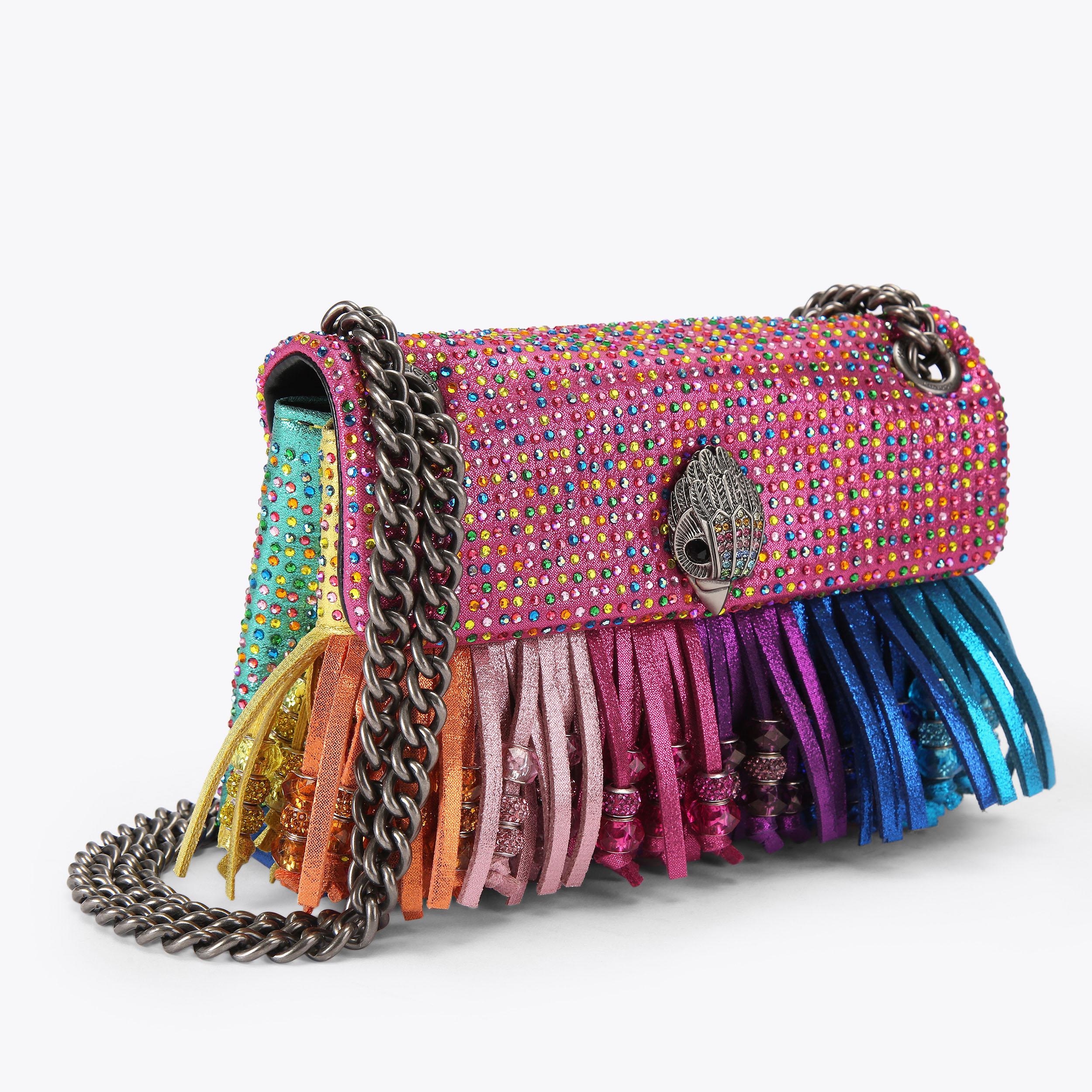 Kurt Geiger London Mini Kensington Fringe Bag - Multi Colored - view 3