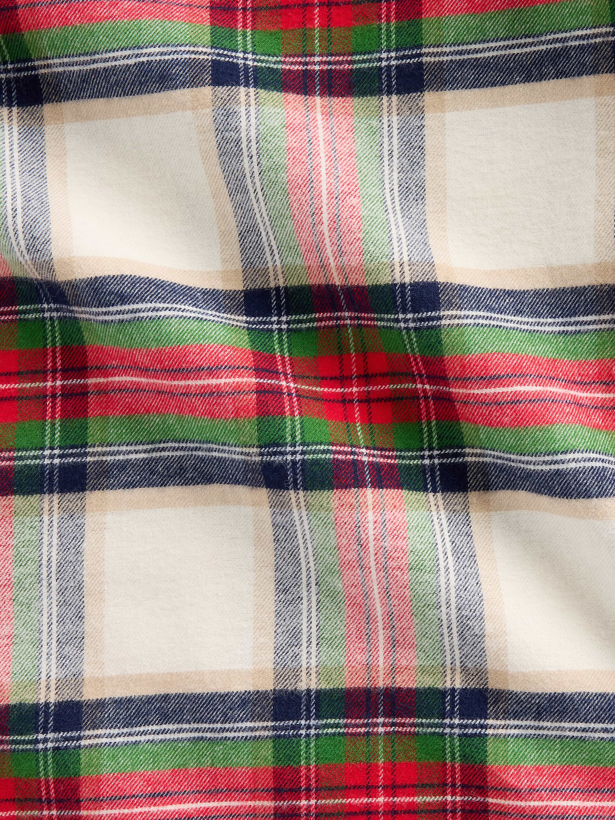 Adult Softest Flannel PJ Pants - Tan tartan plaid