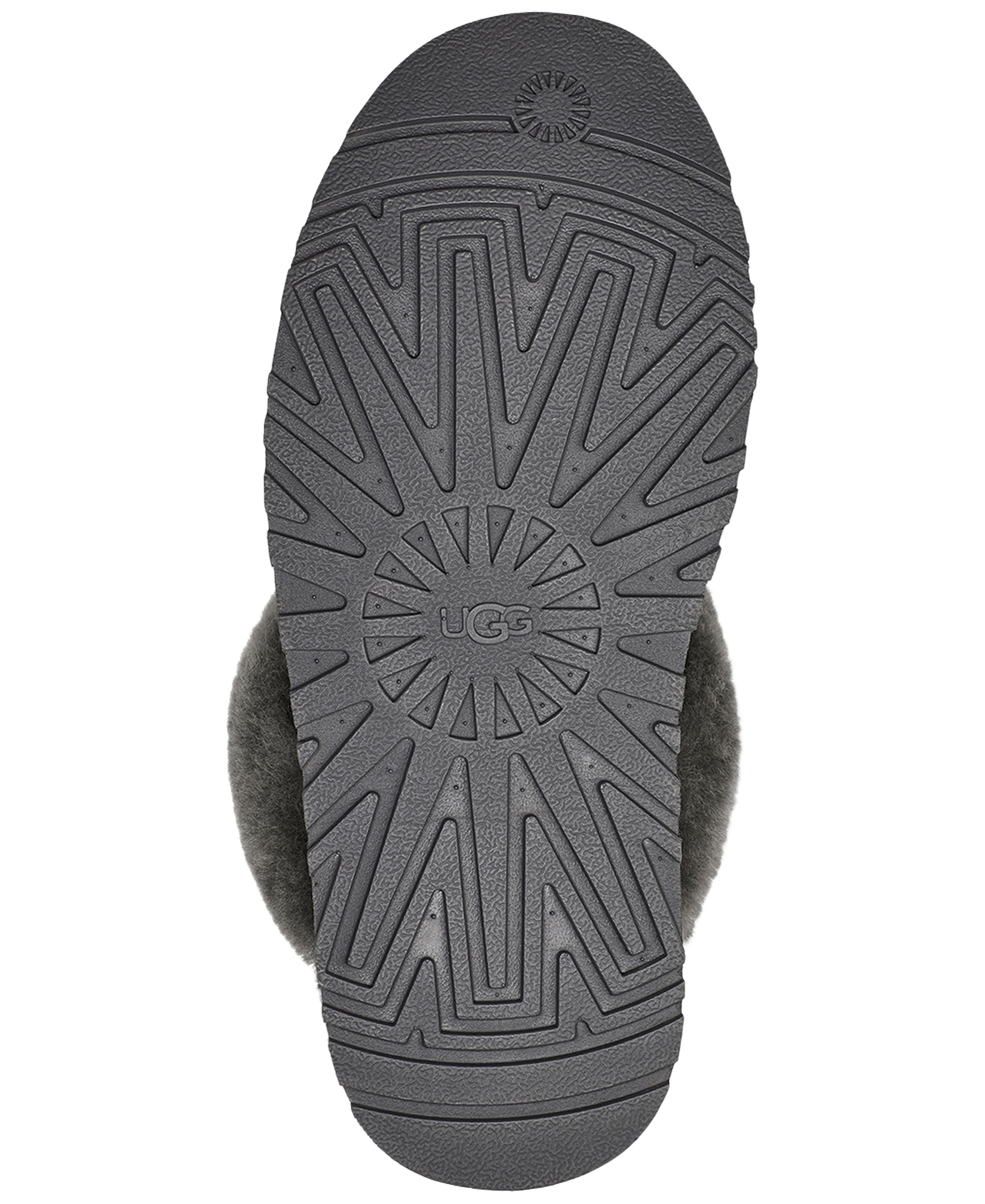 UGG® Women's Disquette Slip-On Clog Slippers - Charcoal