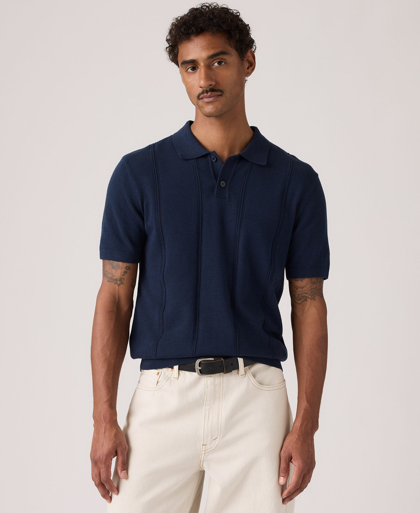 Levi's Men's Austin Polo Sweater - Navy