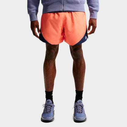 Men's Nithtke Windrunner Lightweight Woven Shorts - Orange Frost/Midnight Navy/White
