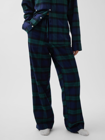 Adult Softest Flannel PJ Pants - Blackwatch plaid