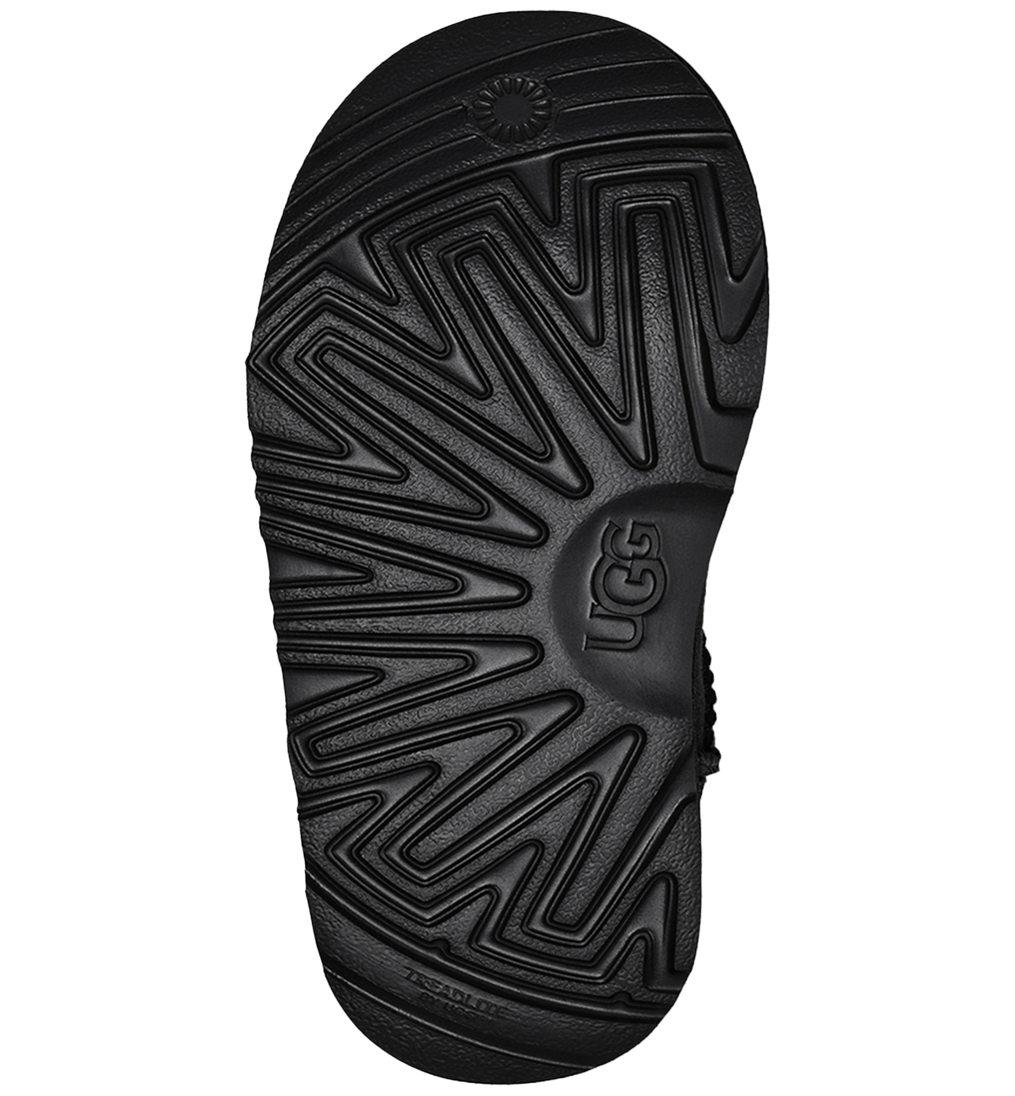 UGG® Toddler Kids Classic Mini II Round Toe Booties - Black