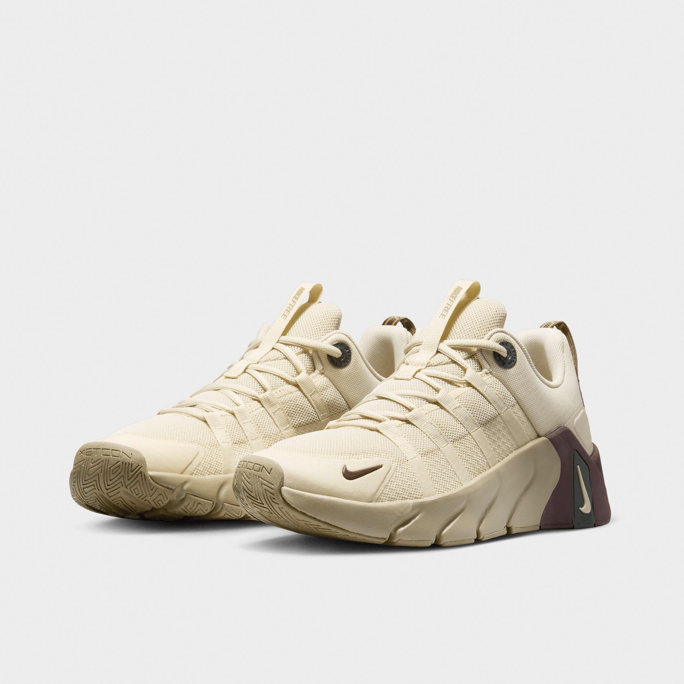 Men's Nithtke Free Metcon 7 Training Shoes - Light Khaki/Light Chocolate/Neutral Olive/Light Khaki - Both shoes facing left