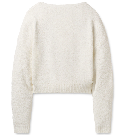 UGG Women's Novalie Slouchy Boat Neck Lounge Top - Cream