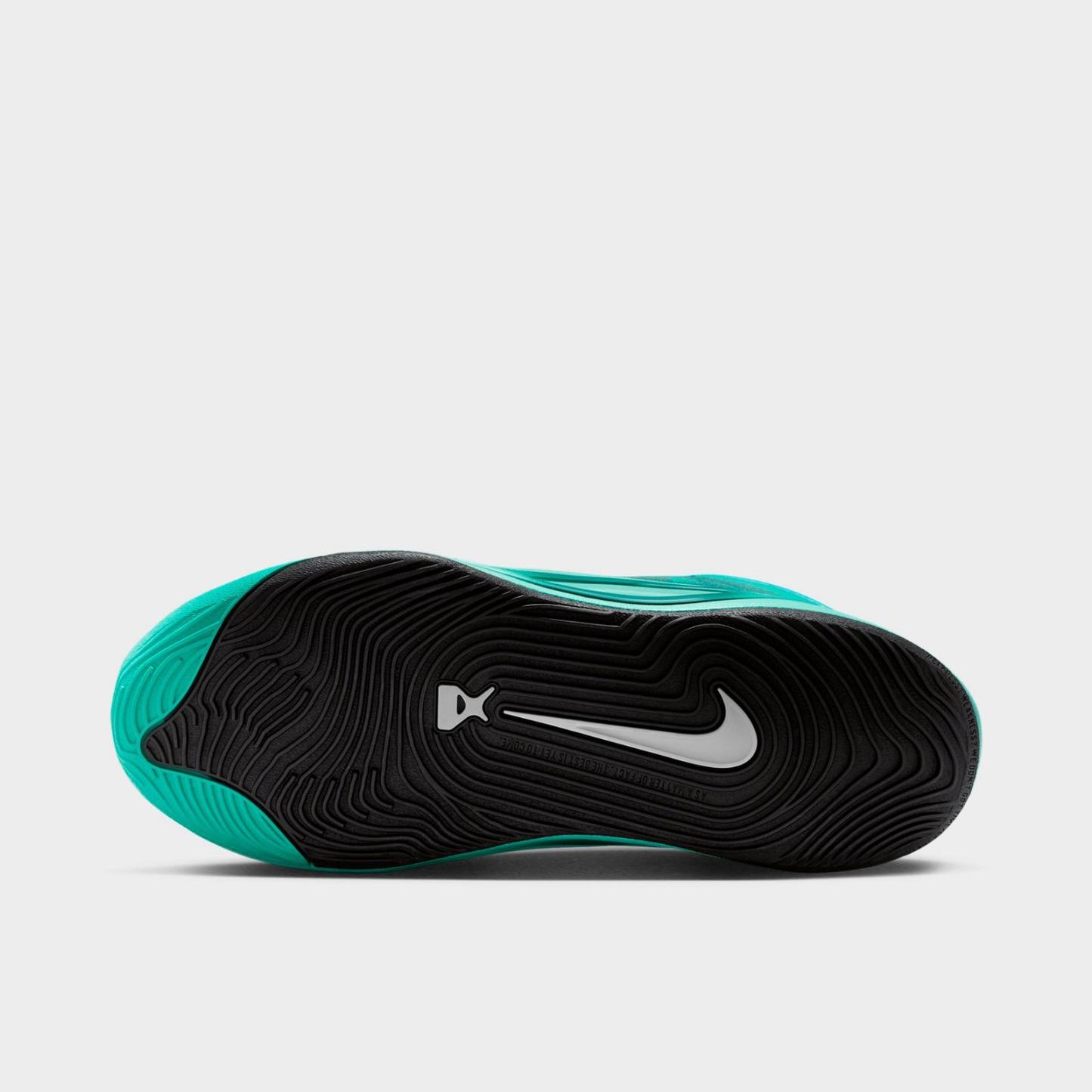 Big Kids' Nike A'One A'ja Wilson Basketball Shoes - Bleached Turquoise/Washed Teal/Geode Teal/Metallic Silver