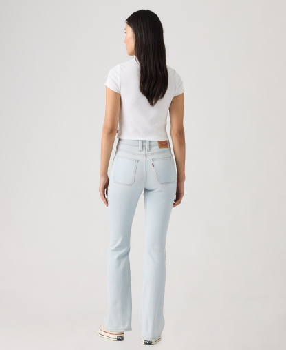 Levi's Women's 726 Patch Pocket High-Rise Slim-Fit Flare Jeans - Glance Around