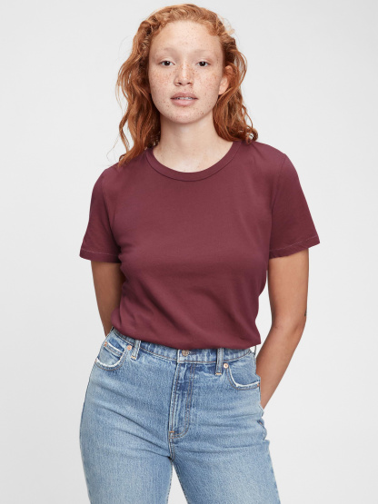 Organic Cotton VintageSoft T-Shirt - purple berry