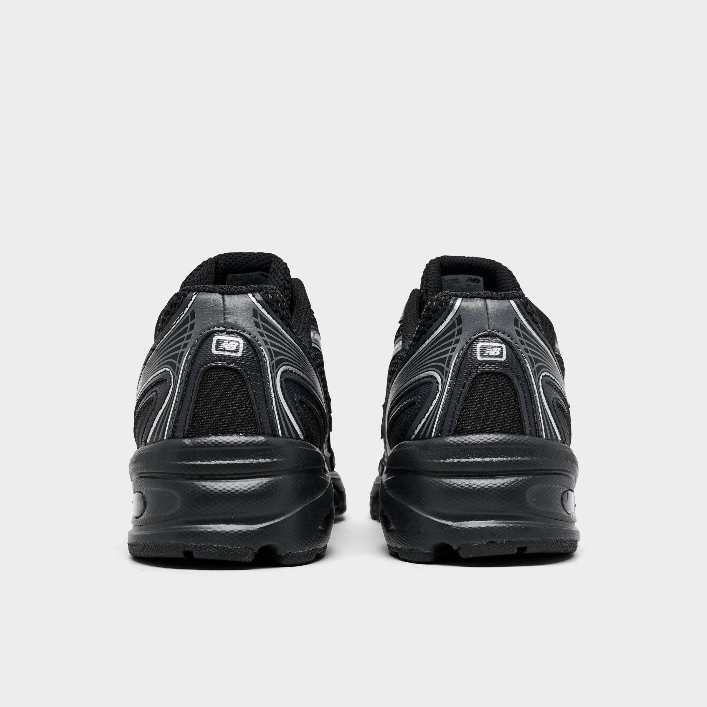 Big Kids' New Balance 740 Casual Shoes - Black/Silver Metallic - view 4