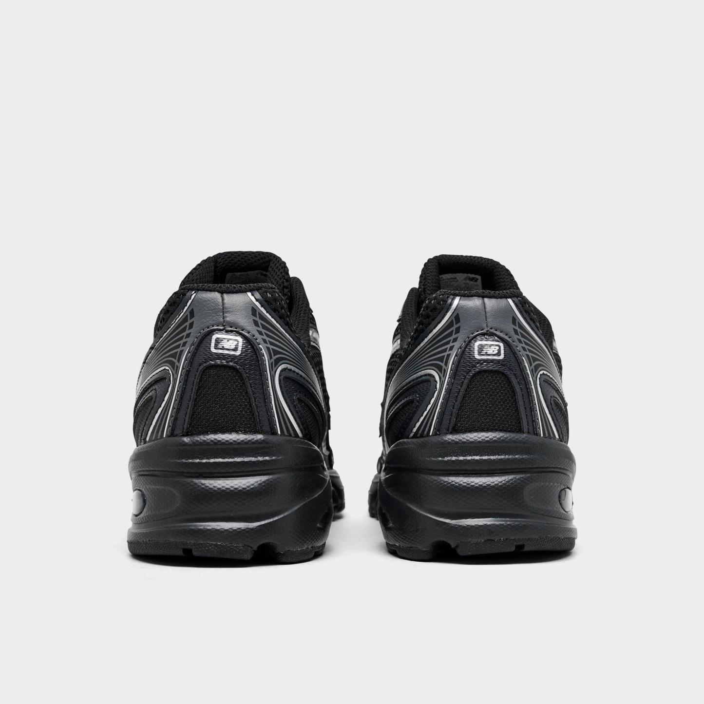Big Kids' New Balance 740 Casual Shoes - Black/Silver Metallic - view 4