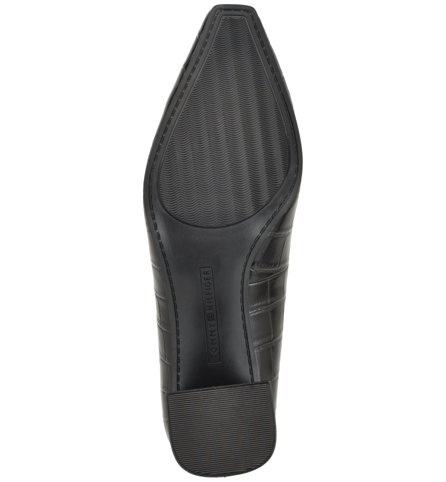 Tommy Hilfiger Women's Opheili Classic Block Heel Pumps - Black Croco