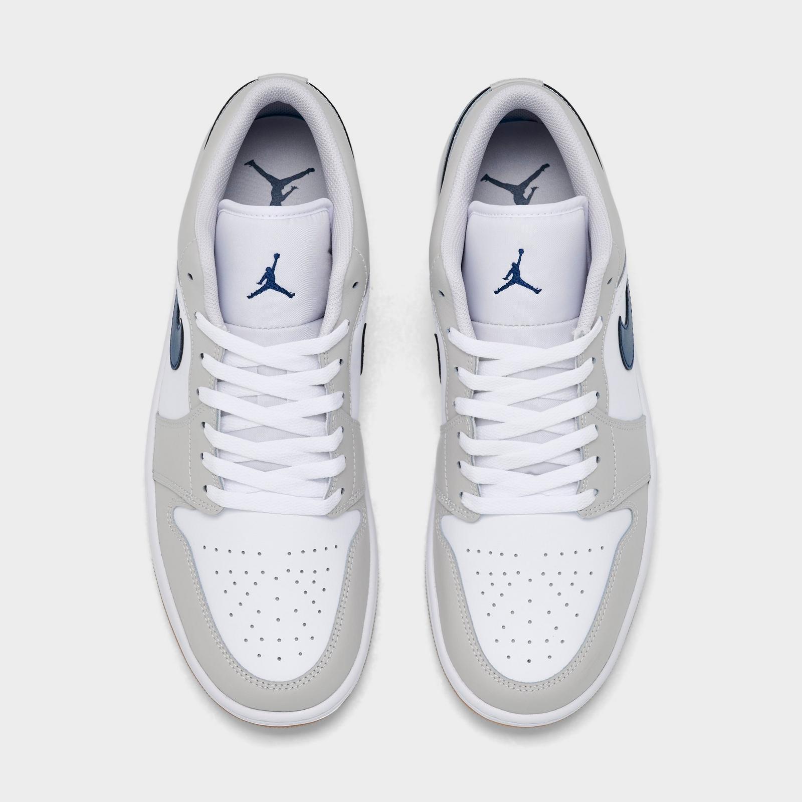 Men's Air Jordan Retro 1 Low Casual Shoes - Black/True Blue/Varsity Red/Summit White - view 5