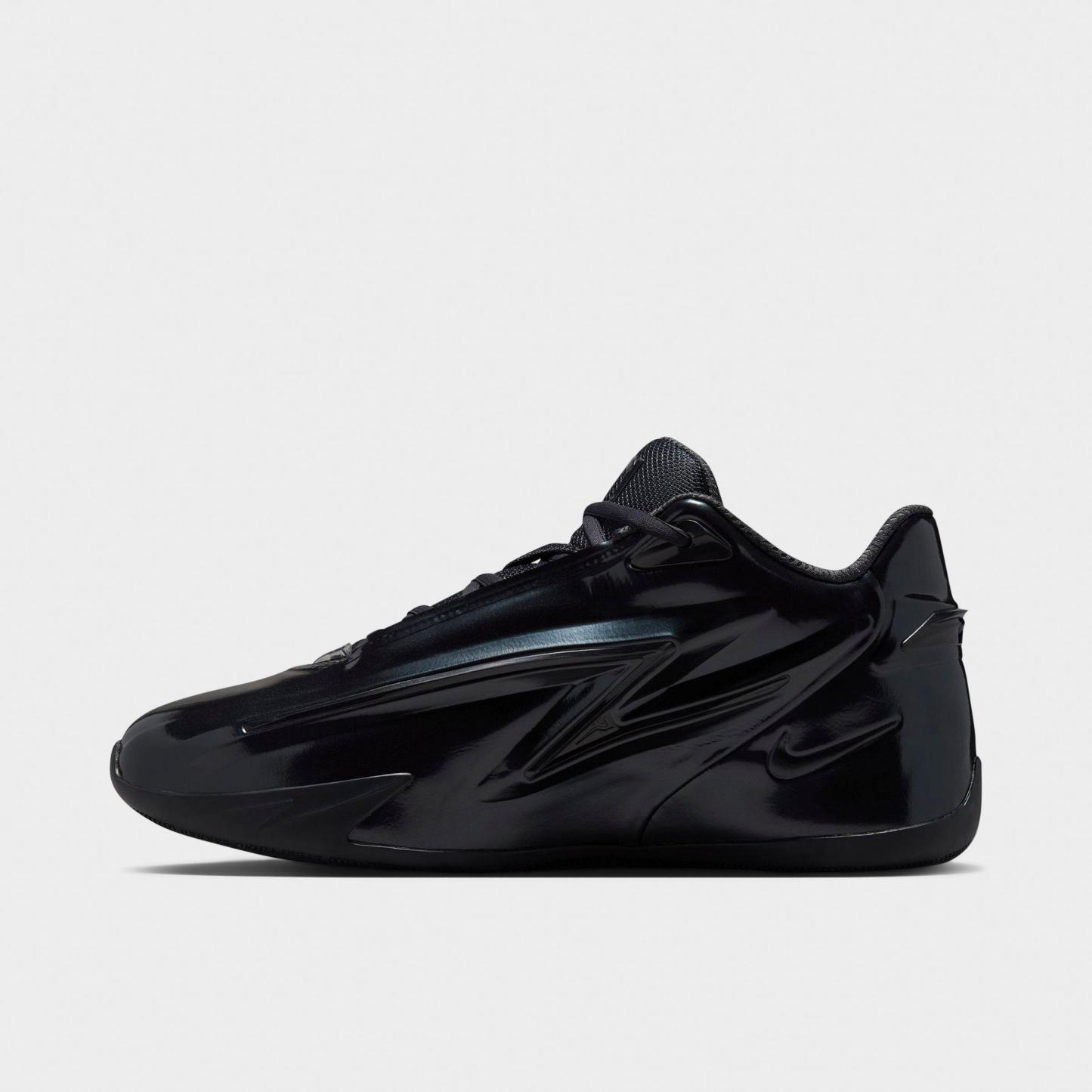 Nithtke KD 19 Basketball Shoes - Black/Stadium Green - Left shoe facing left. Outside of the shoe.