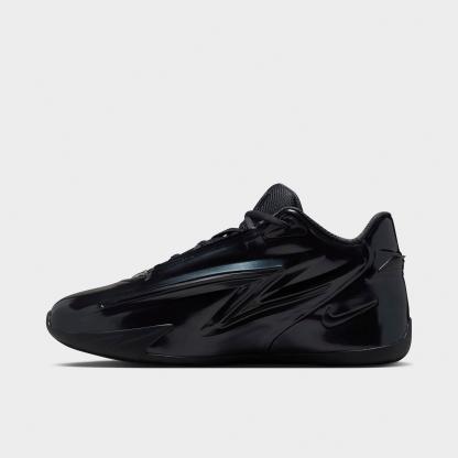 Nithtke KD 19 Basketball Shoes - Black/Stadium Green - Left shoe facing left. Outside of the shoe.