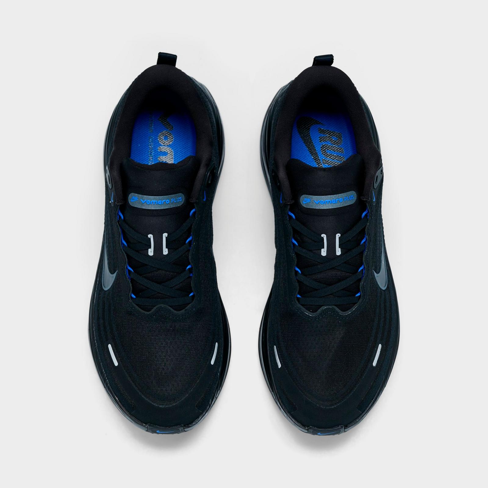 Men's Nike Vomero Plus Running Shoes - Black/Dark Smoke Grey/Game Royal/Cool Grey