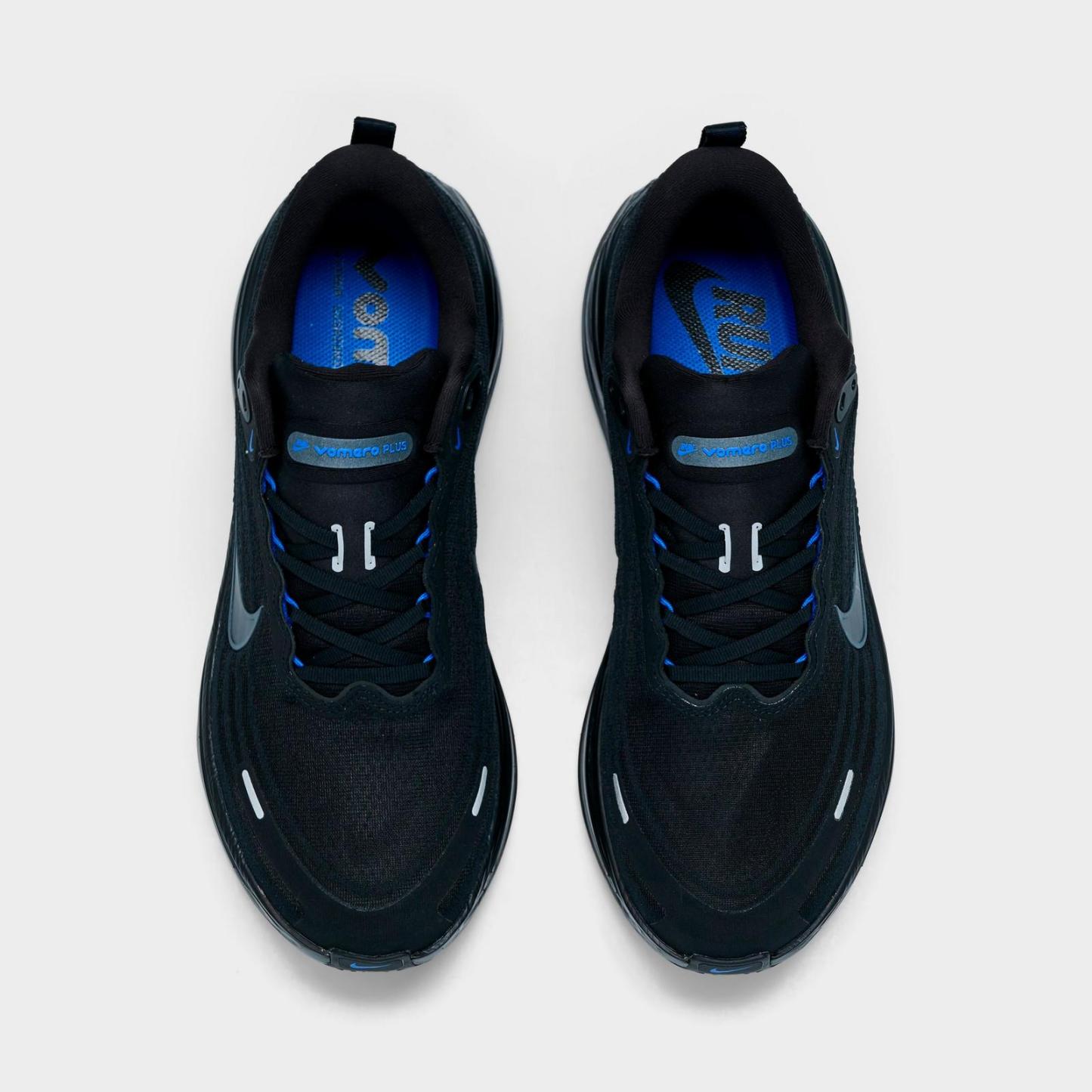 Men's Nike Vomero Plus Running Shoes - Black/Dark Smoke Grey/Game Royal/Cool Grey