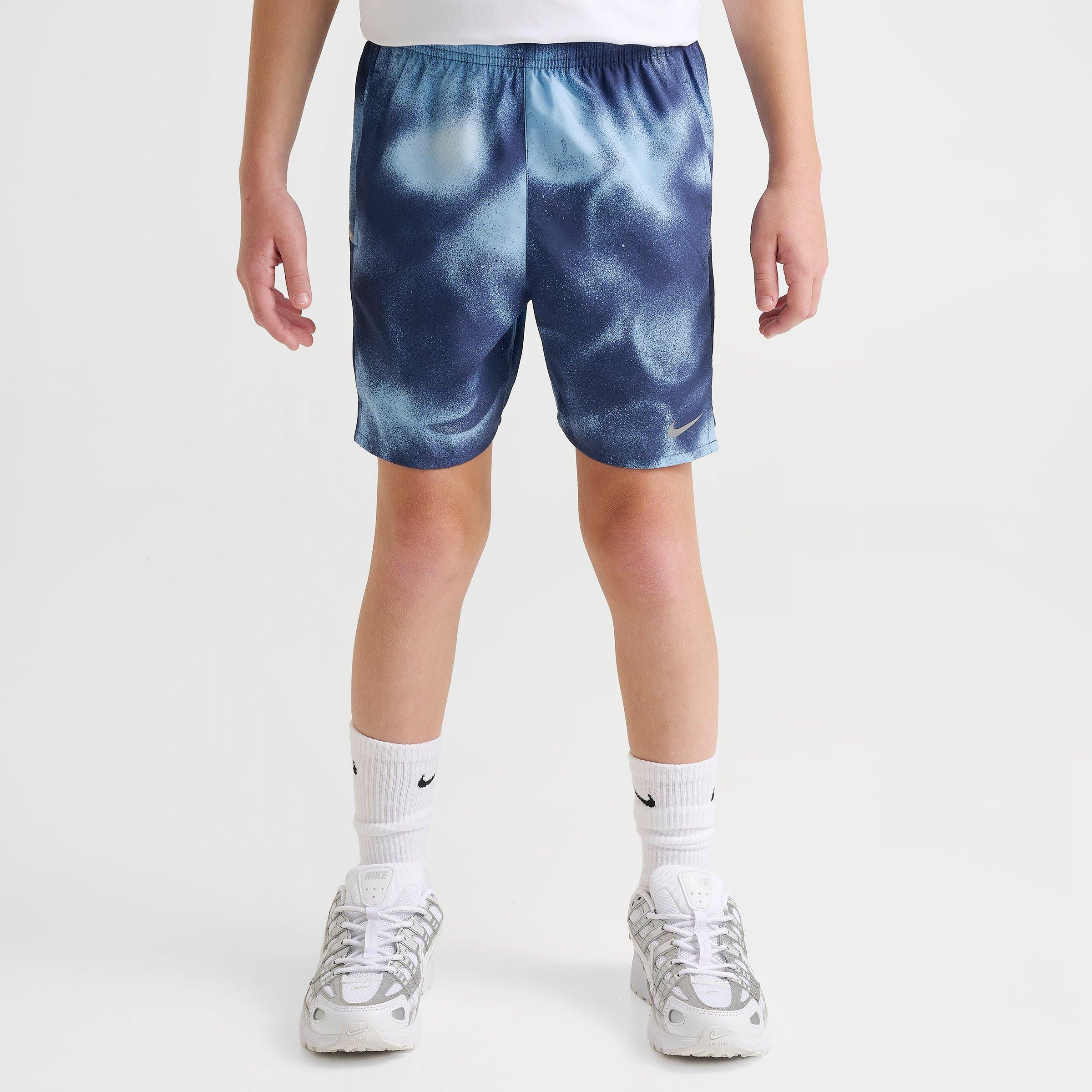Big Kids' Nithtke Miler Graphic Dri-FIT Training Shorts - Football Blue/Midnight Navy