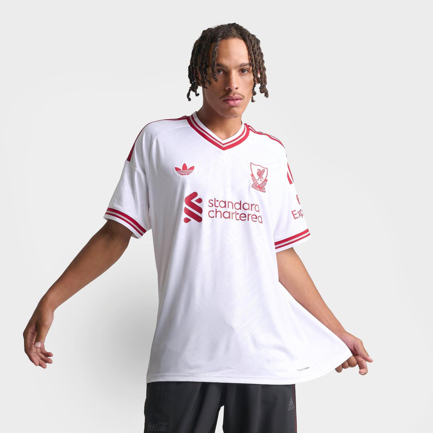 Men's adidas Liverpool FC 26-27 Away Soccer Jersey - White