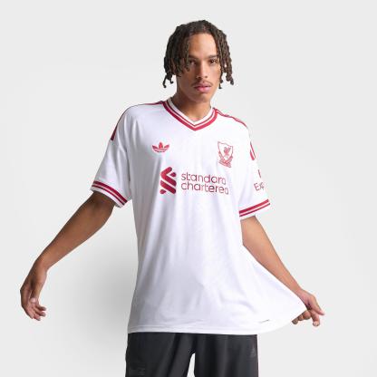 Men's adidas Liverpool FC 26-27 Away Soccer Jersey - White