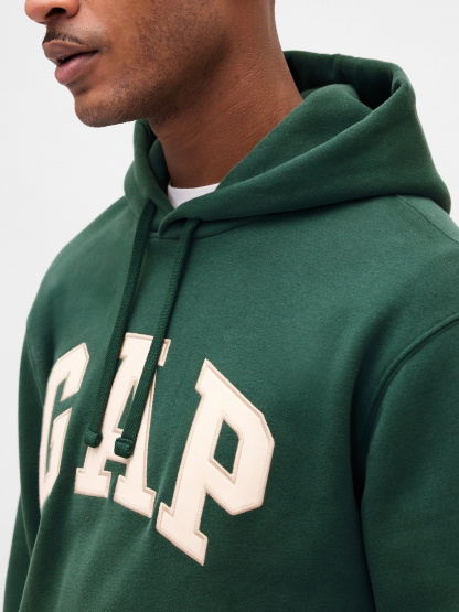 Adult VintageSoft Arch Logo Hoodie - deep hunter