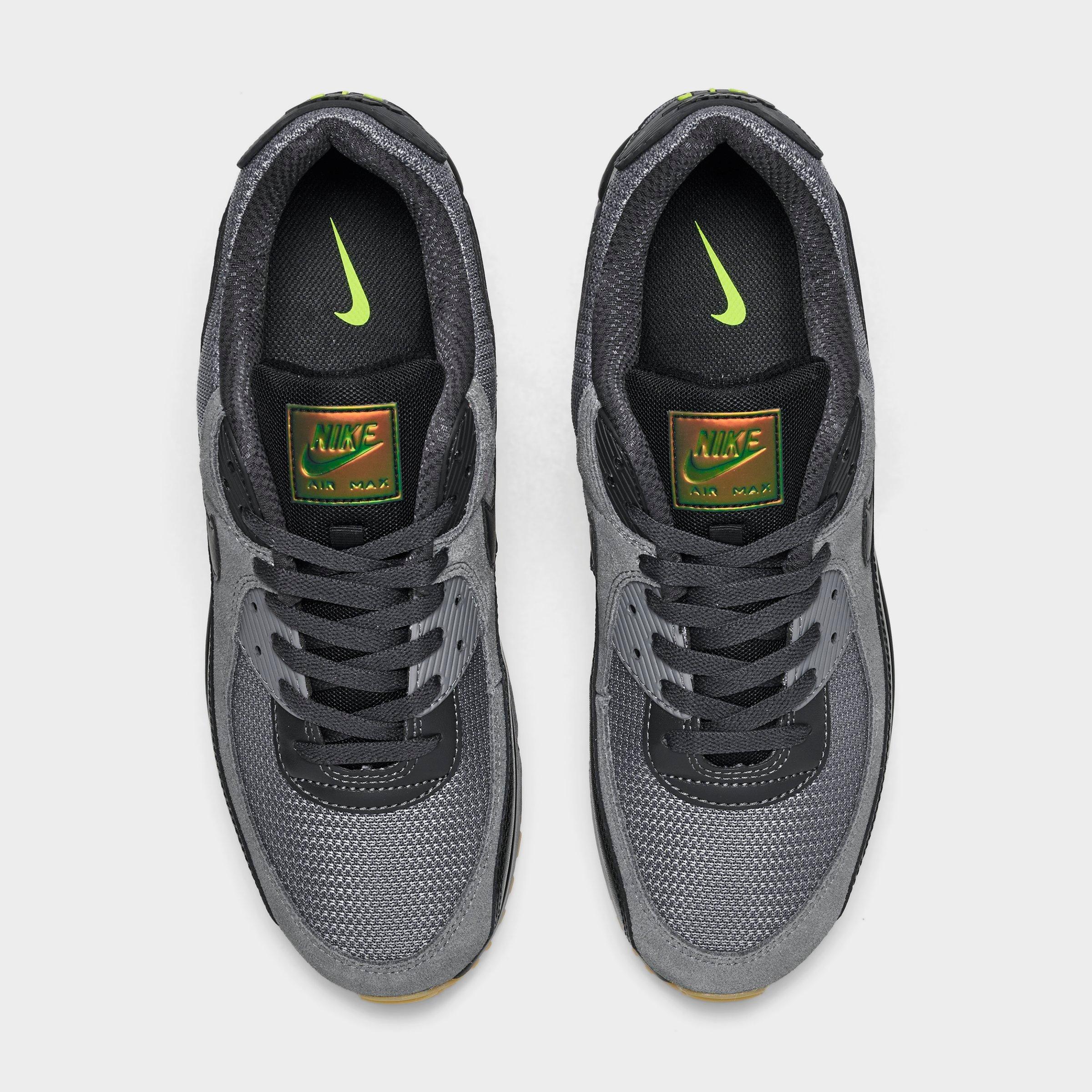 Men's Nithtke Air Max 90 Casual Shoes - Part 4 - Smoke Grey/Black/Anthracite - Top view