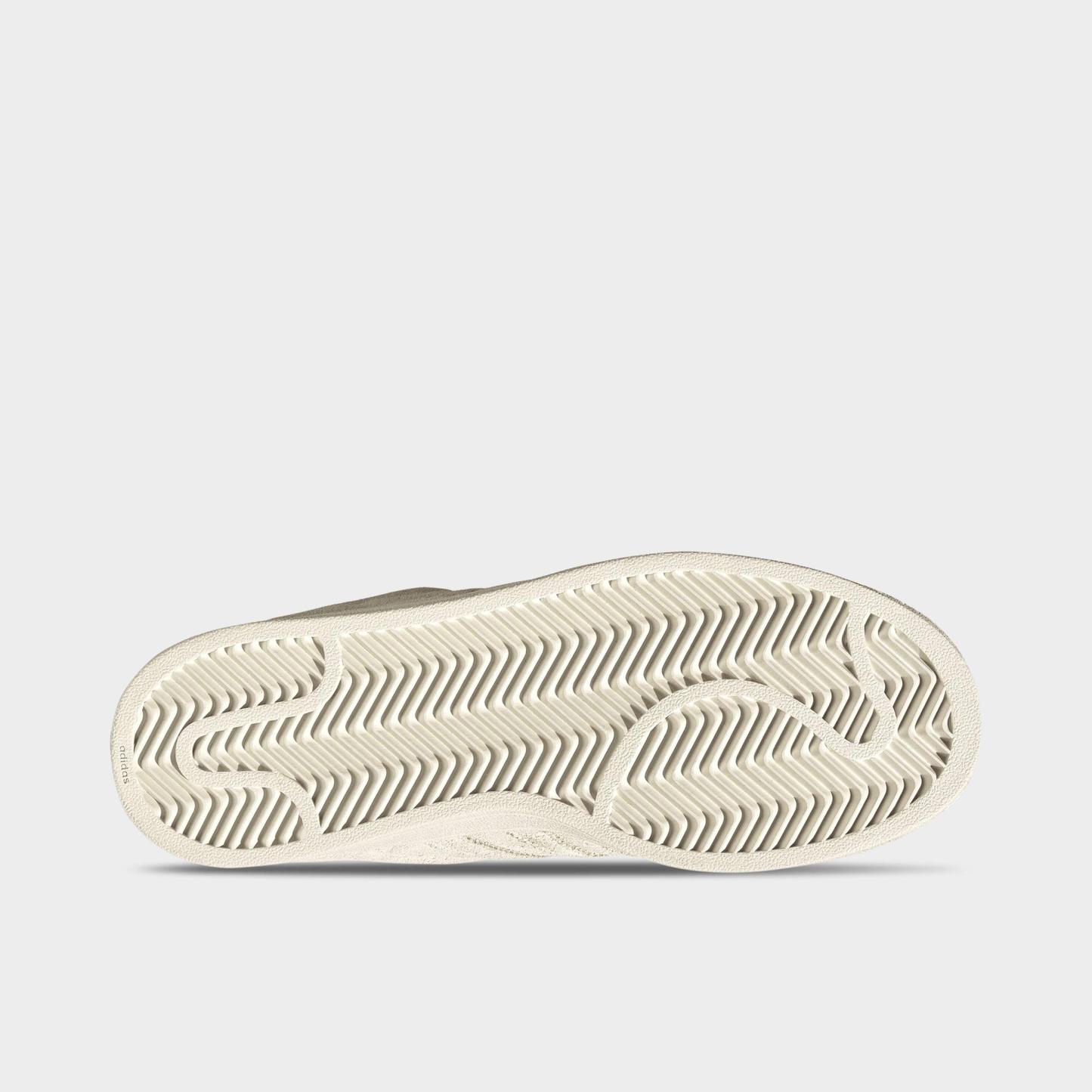 Women's adidas Originals Superstar II Casual Shoes - Off White/Off White/Grey Two - Bottom view