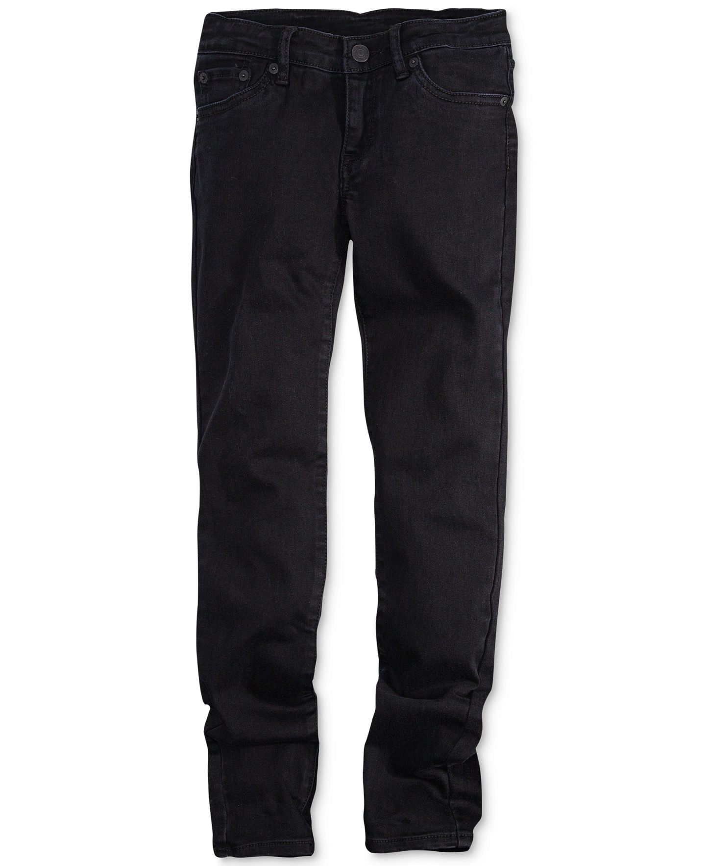 Levi's Big Girls 710 Super Skinny Denim Jeans - Deep Black