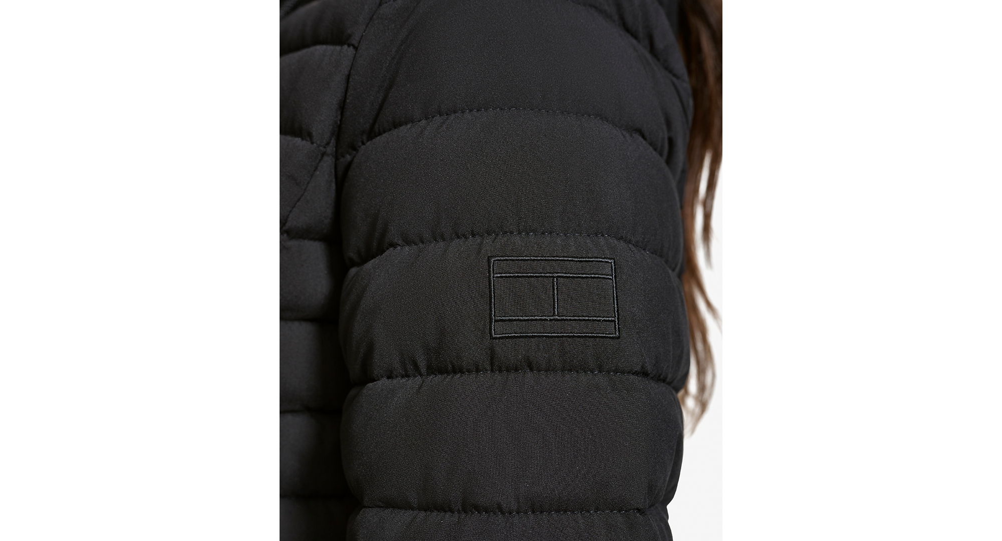 Tommy Hilfiger Women's Hooded Packable Puffer Coat - Black