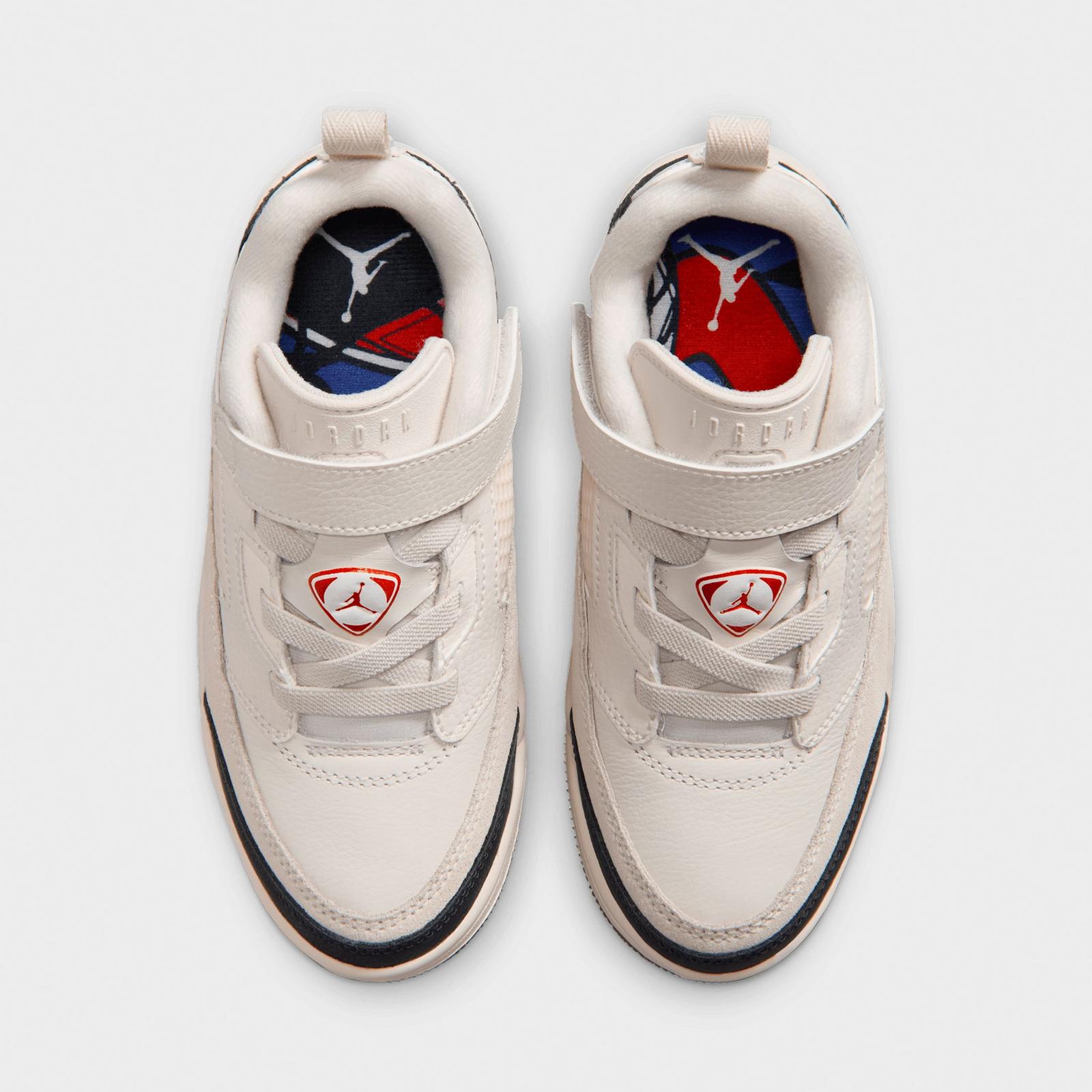 Little Kids' Jordan Spizike Low FC Casual Shoes - Phantom/Sail/Old Royal/University Red - view 5