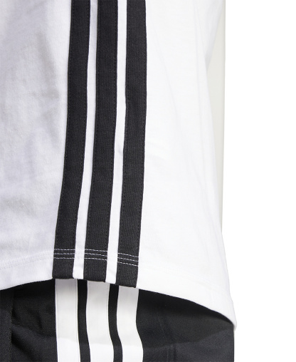 adidas Women's Essentials 3-Stripes Cotton T-Shirt - White/black