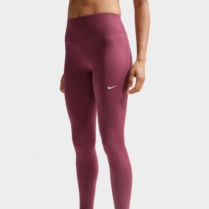 Women's Nithtke One Therma-FIT High-Waisted Full-Length Leggings - Pink Smoke/White