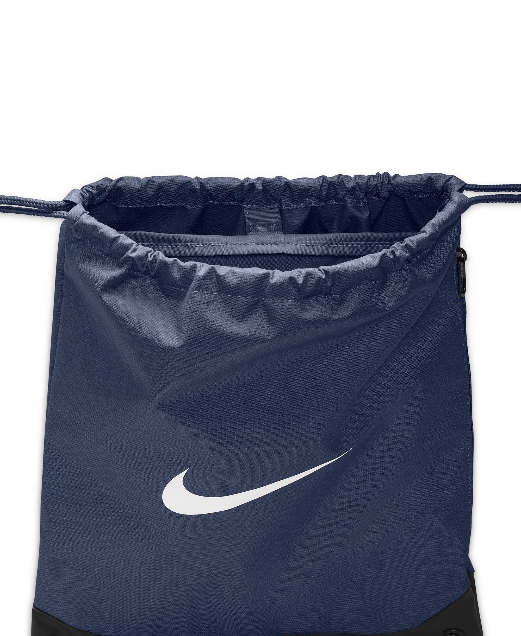 Nike Brasilia Drawstring Bag (18L) - Midnight Navy/Black
