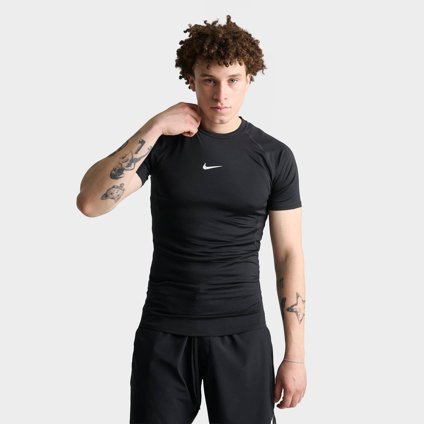 Men's Nithtke Pro Dri-FIT Tight Fitness Top - Black/White