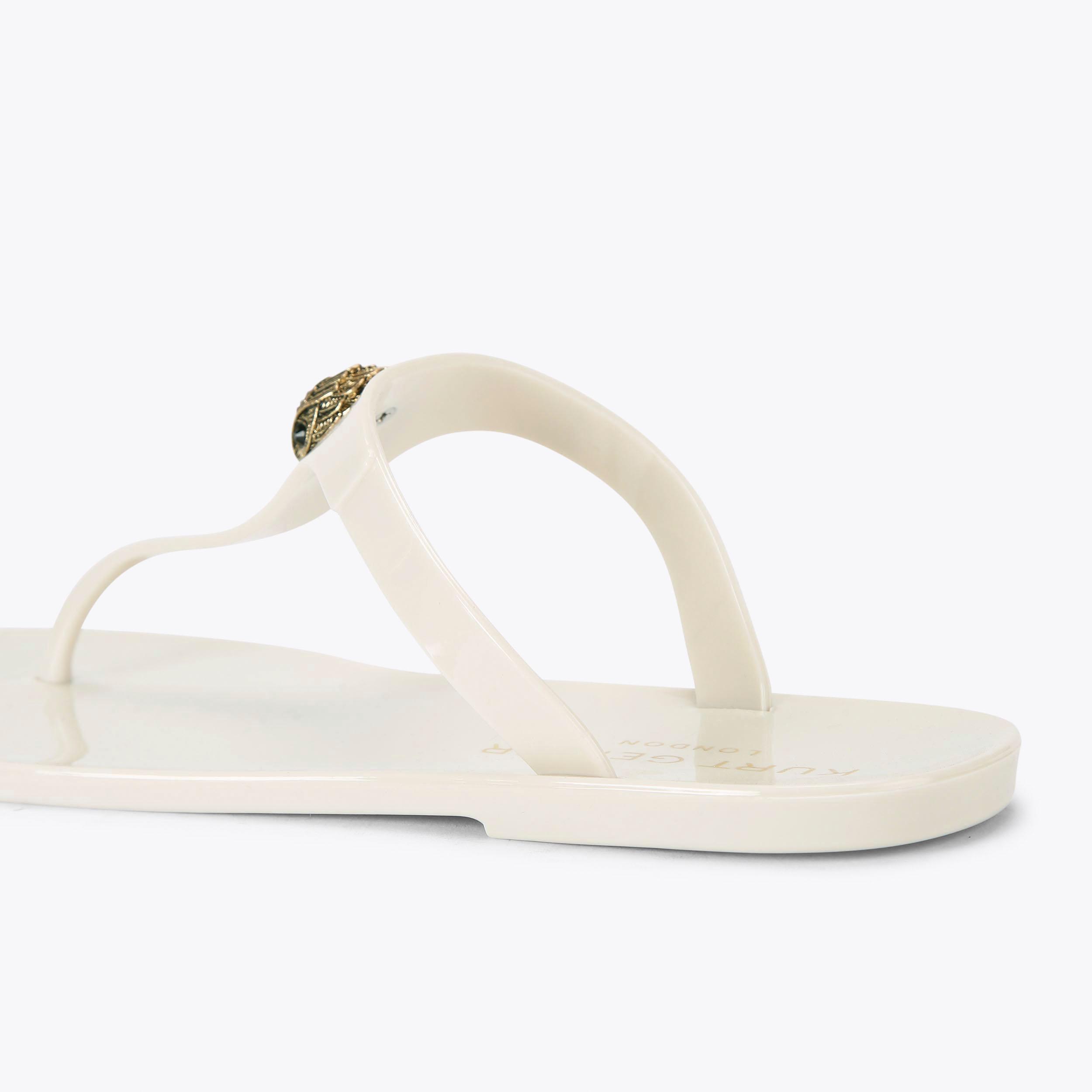 Kurt Geiger London Maddison T-bar Sandal - White - view 4